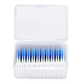 Interdental Brush Disposable Soft Dental Cleaning Floss Toothpicks for Oral Care Adults Children 160pcs Blue