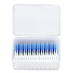 Interdental Brush Disposable Soft Dental Cleaning Floss Toothpicks for Oral Care Adults Children 160pcs Blue