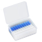 Interdental Brush Disposable Soft Dental Cleaning Floss Toothpicks for Oral Care Adults Children 160pcs Blue