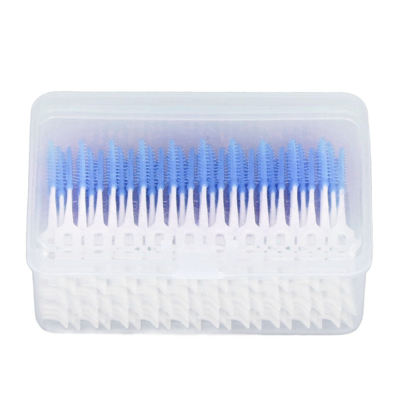 Interdental Brush Disposable Soft Dental Cleaning Floss Toothpicks for Oral Care Adults Children 160pcs Blue