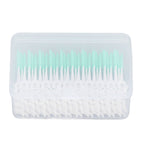 Interdental Brush Disposable Soft Dental Cleaning Floss Toothpicks for Oral Care Adults Children 160pcs Green