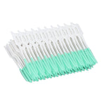 Interdental Brush Disposable Soft Dental Cleaning Floss Toothpicks for Oral Care Adults Children 160pcs Green