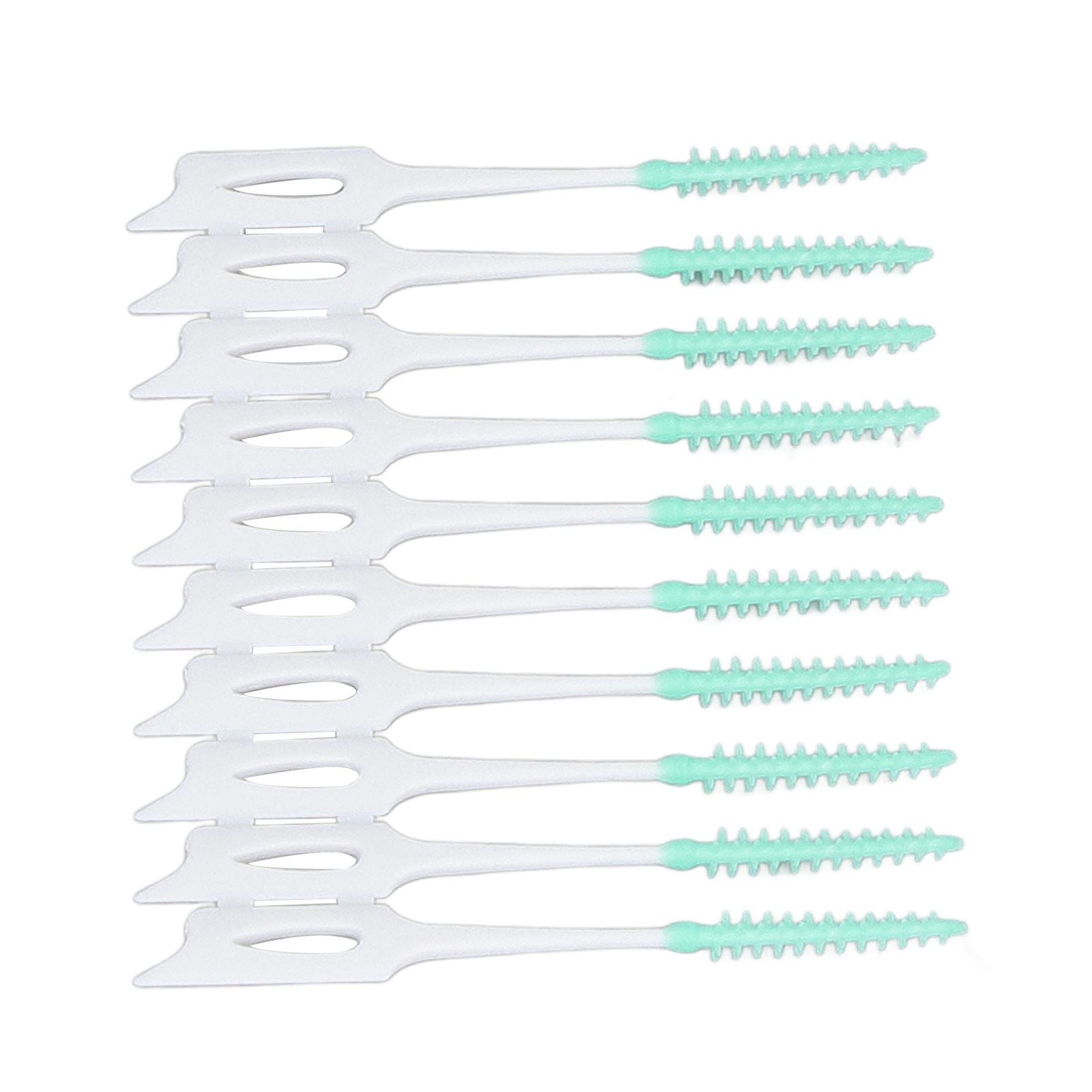 Interdental Brush Disposable Soft Dental Cleaning Floss Toothpicks for Oral Care Adults Children 160pcs Green