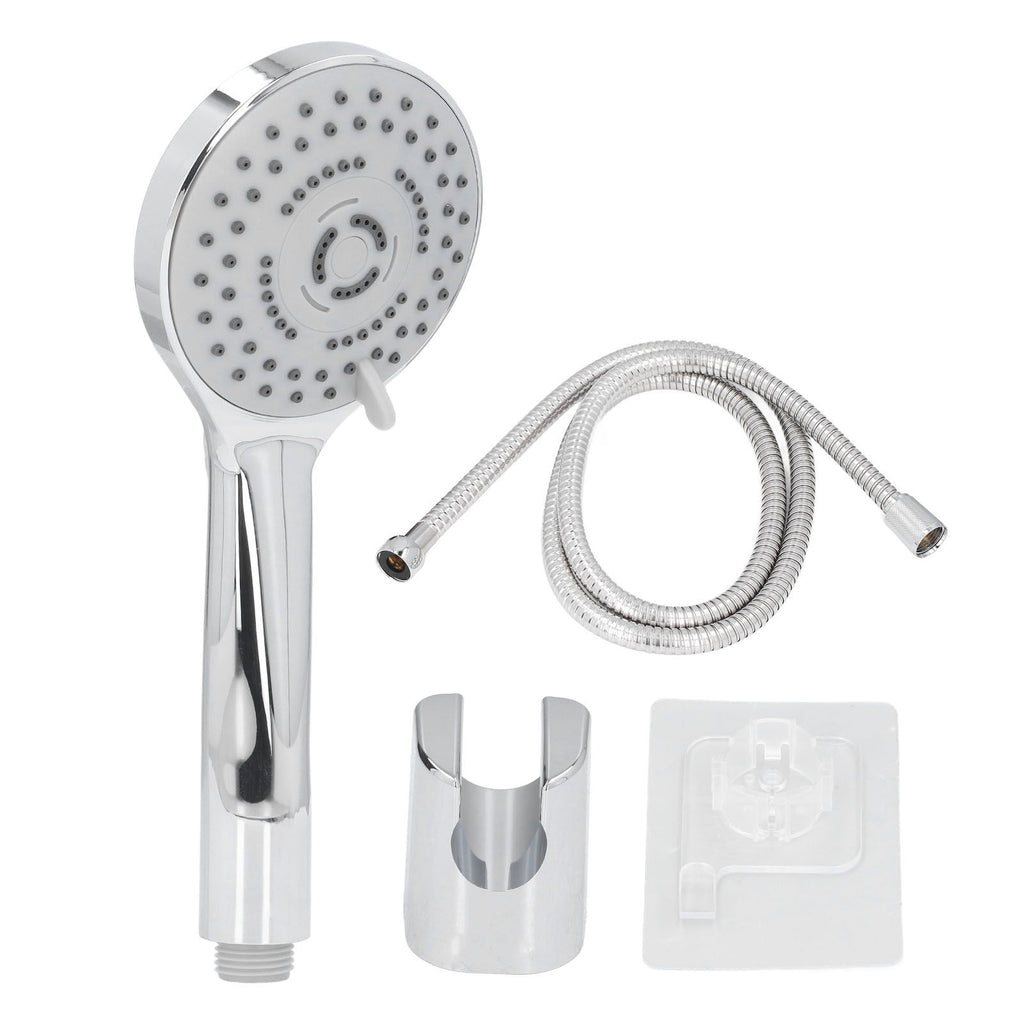 Handheld Shower Head Female Male Thread G1/2 Supercharged Punching Free Wall Mount Shower Head for Bathroom