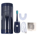 Electric Toothbrush Portable USB Charging IPX7 Waterproof Ultrasonic Toothbrush with Sterilization BoxBlue