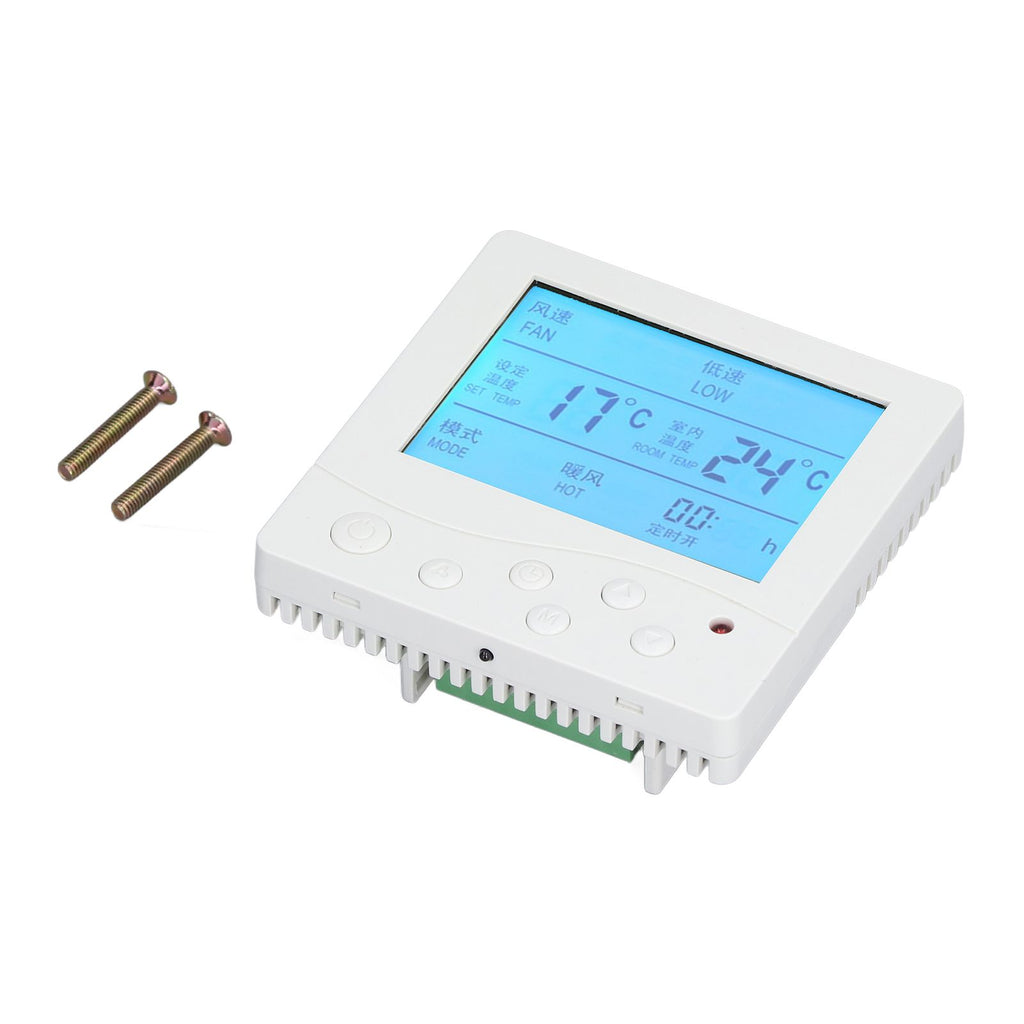 Central Air Conditioning Thermostat Reliable Anti Interference Smart LCD Thermostat for Home 220V