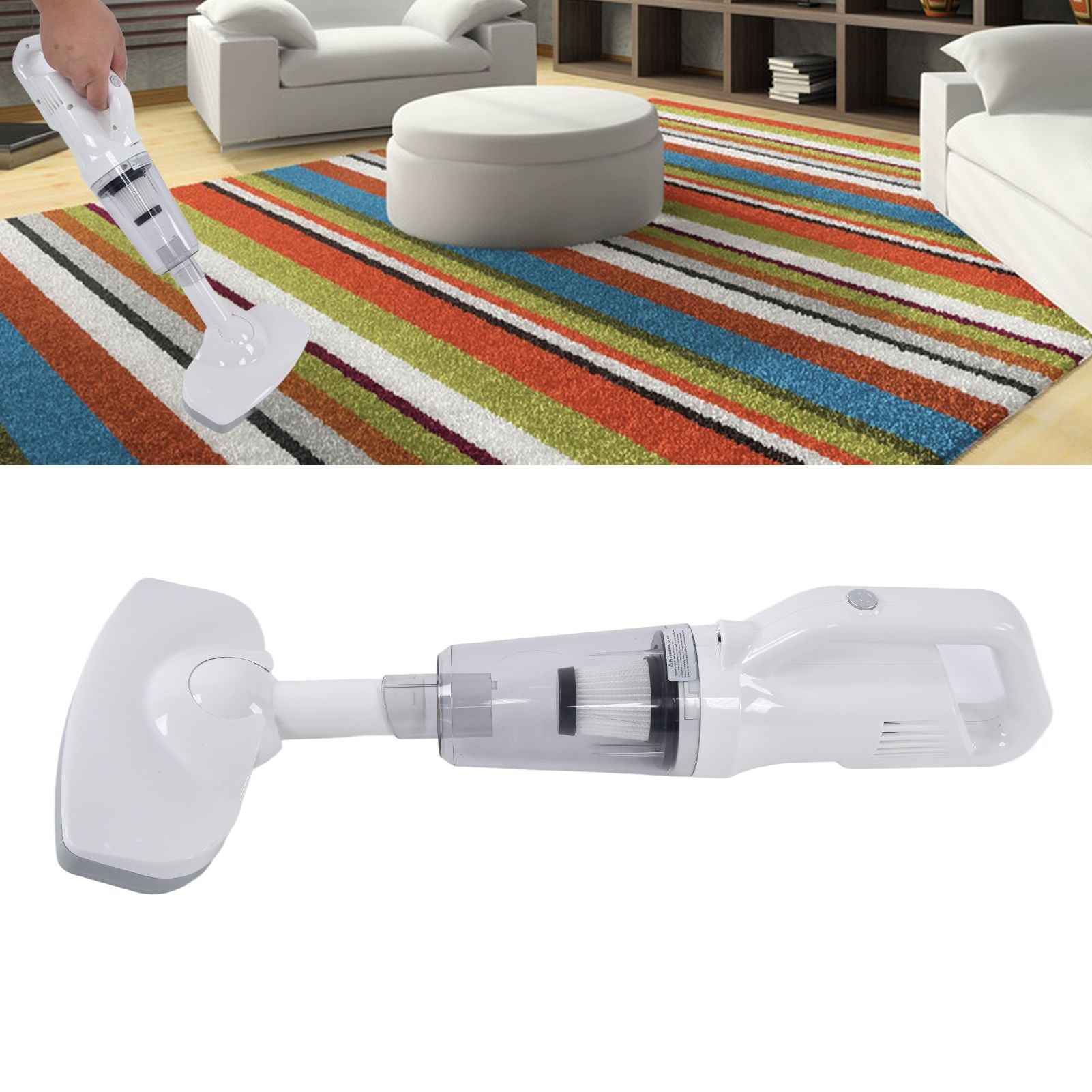Handheld Vacuum Cleaner USB Charging 12000Pa Powerful Cordless Vacuum Cleaner for Home Car