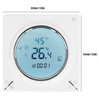 Smart Thermostat Fast Reading Reliable Chip Strong Anti Interference Practical LCD Screen Thermostat for Home