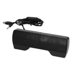 Laptop Speakers USB Powered Wired Monitor Soundbar Stereo Sound with Screen Clip for Monitor Notebook Tablets TV