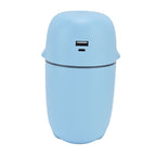 Air Humidifier Mini Cute 300ml 2 Modes USB Rechargeable Electric Cool Mist Purifier with USB Cable for Car Home OfficeBlue