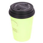 USB Humidifier 300ml Coffee Cup Low Noise Auto Off Compact Lightweight Space Saving Mini Humidifier for Car Home OfficeGreen