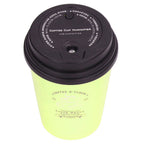 USB Humidifier 300ml Coffee Cup Low Noise Auto Off Compact Lightweight Space Saving Mini Humidifier for Car Home OfficeGreen