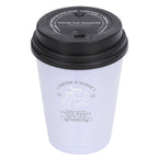 USB Humidifier 300ml Coffee Cup Low Noise Auto Off Compact Lightweight Space Saving Mini Humidifier for Car Home OfficePurple