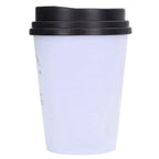 USB Humidifier 300ml Coffee Cup Low Noise Auto Off Compact Lightweight Space Saving Mini Humidifier for Car Home OfficePurple