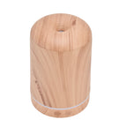 200ml Wood Grain Humidifier Aroma Air Humidifier USB Powered Night Light Humidifier for Bedroom