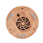200ml Wood Grain Humidifier Aroma Air Humidifier USB Powered Night Light Humidifier for Bedroom