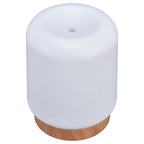 200ml Wood Grain Humidifier USB Powered Aroma Air Humidifier Night Light Humidifier for Bedroom Living Rooms Office