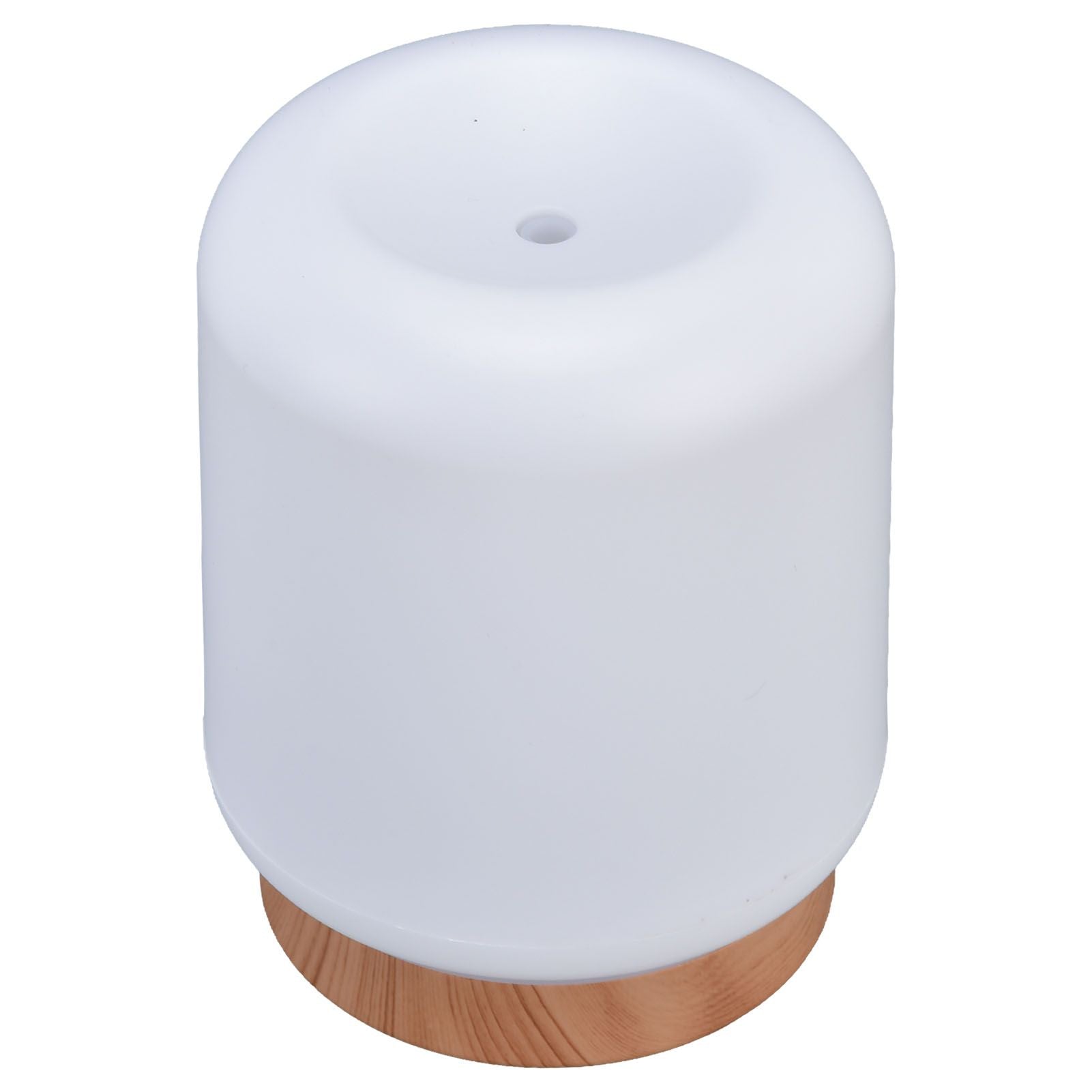 200ml Wood Grain Humidifier USB Powered Aroma Air Humidifier Night Light Humidifier for Bedroom Living Rooms Office