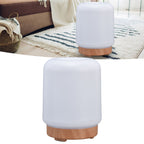200ml Wood Grain Humidifier USB Powered Aroma Air Humidifier Night Light Humidifier for Bedroom Living Rooms Office