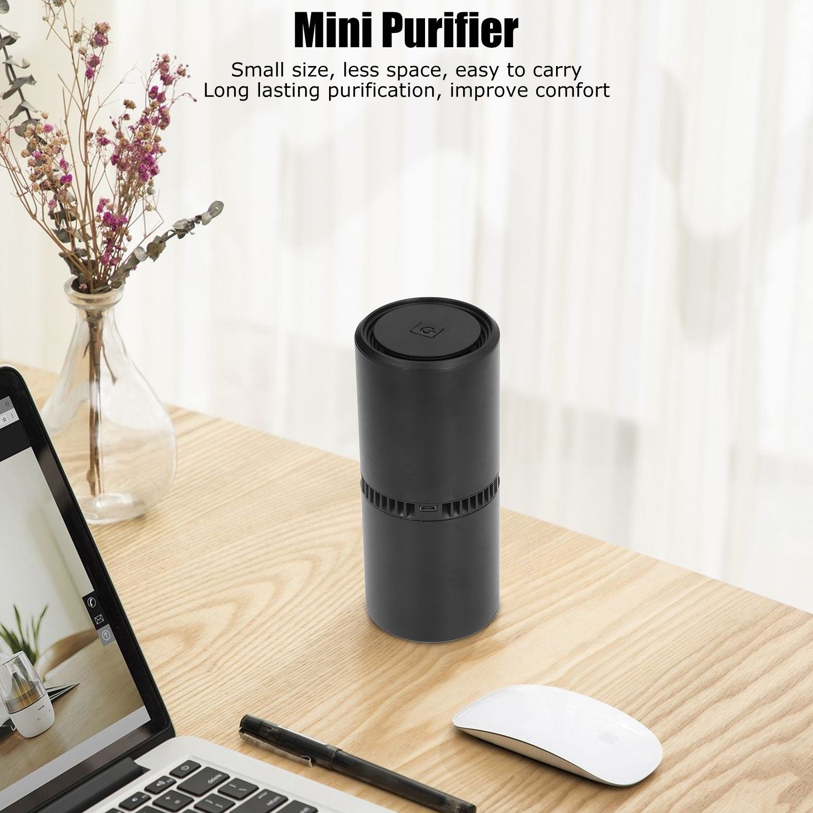 Car Purifier Multi Purpose Dual USB Interface Interface Small Portable Household Negative Ion Purifier for Home Office