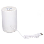 Desktop Air Purifier Intelligent USB Powered Ultra Quiet Negative Ion Air Purifier for Home Travel CarWhite