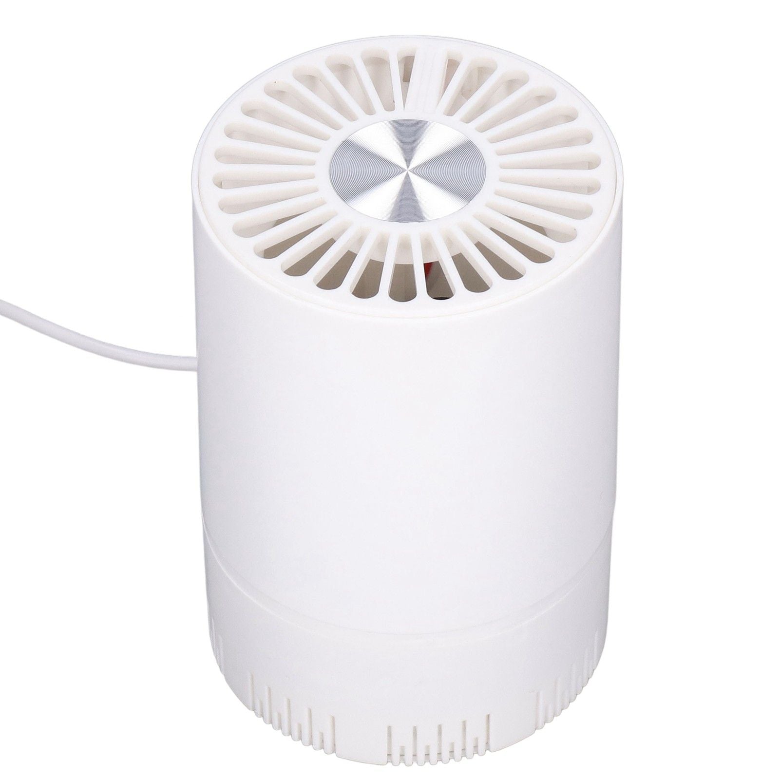 Desktop Air Purifier Intelligent USB Powered Ultra Quiet Negative Ion Air Purifier for Home Travel CarWhite