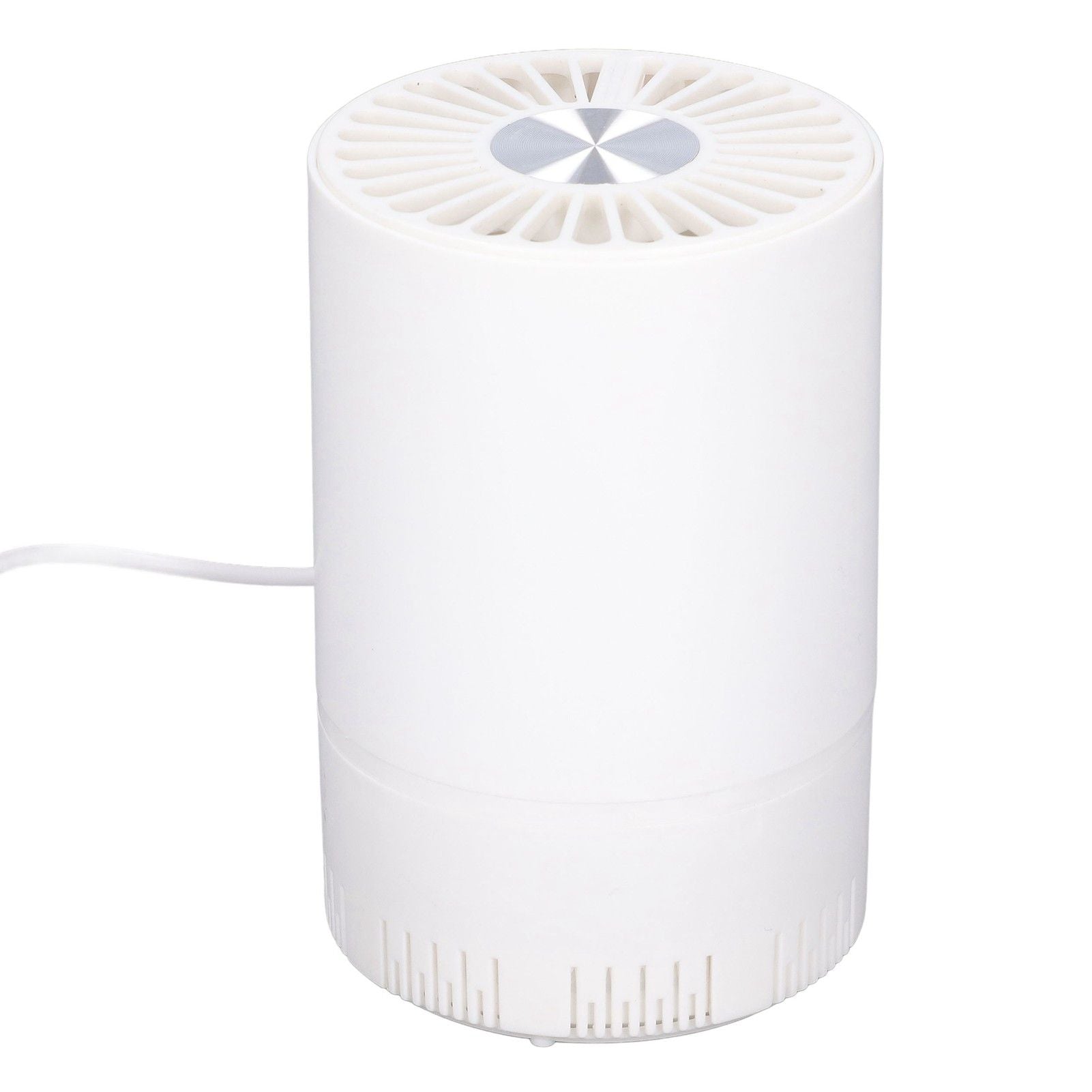 Desktop Air Purifier Intelligent USB Powered Ultra Quiet Negative Ion Air Purifier for Home Travel CarWhite