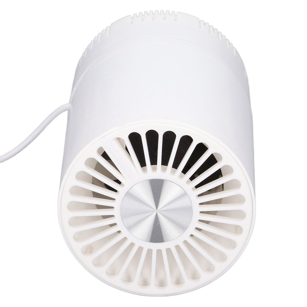 Desktop Air Purifier Intelligent USB Powered Ultra Quiet Negative Ion Air Purifier for Home Travel CarWhite