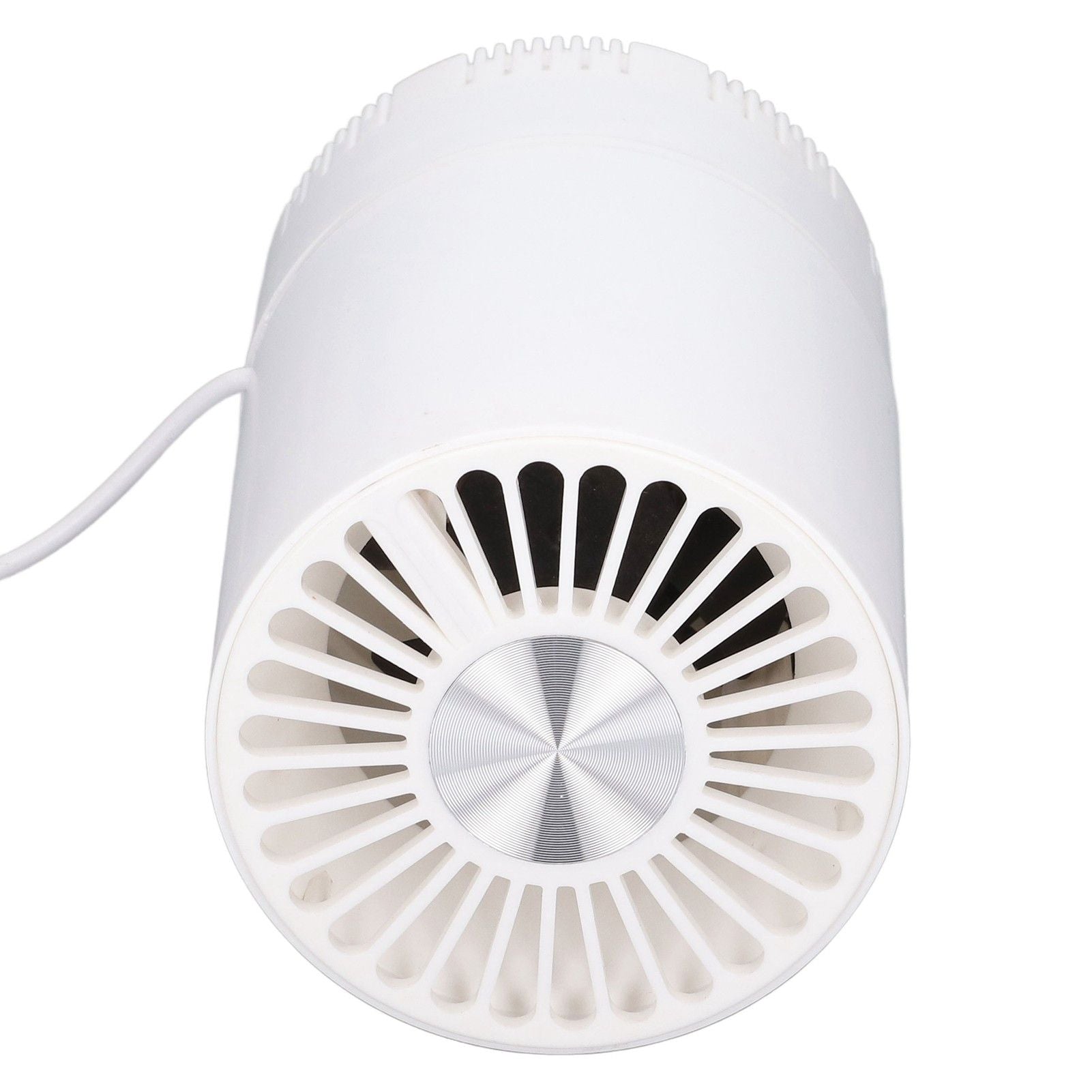 Desktop Air Purifier Intelligent USB Powered Ultra Quiet Negative Ion Air Purifier for Home Travel CarWhite