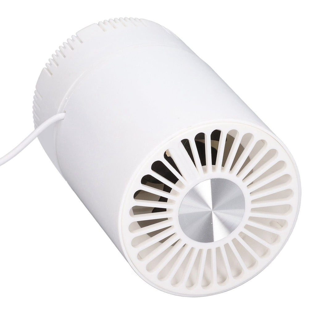 Desktop Air Purifier Intelligent USB Powered Ultra Quiet Negative Ion Air Purifier for Home Travel CarWhite