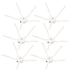 6PCS Robot Vacuum Cleaner Side Brush Silicone Sweeper Side Brush Replacement for Xiaomi Roborock S7 White