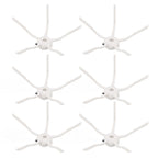 6PCS Robot Vacuum Cleaner Side Brush Silicone Sweeper Side Brush Replacement for Xiaomi Roborock S7 White