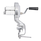 Manual Macaroni Maker Aluminium Alloy Silver Portable Hand Cranking Noodles Pressing Machine for Kitchen Restaurant