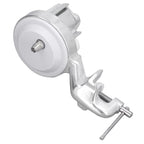Manual Macaroni Maker Aluminium Alloy Silver Portable Hand Cranking Noodles Pressing Machine for Kitchen Restaurant