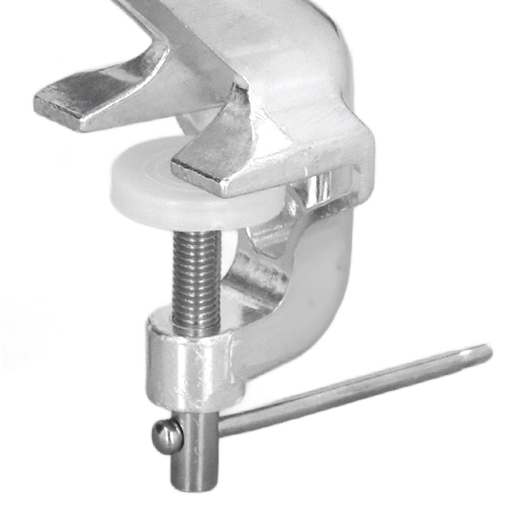 Manual Macaroni Maker Aluminium Alloy Silver Portable Hand Cranking Noodles Pressing Machine for Kitchen Restaurant
