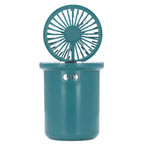 5V 5W Fan Humidifier 2 in 1 Desktop Humidifiers USB Charging 35ML Fog Output 280ml Multifunctional Fan for Desktop Office