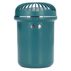 5V 5W Fan Humidifier 2 in 1 Desktop Humidifiers USB Charging 35ML Fog Output 280ml Multifunctional Fan for Desktop Office