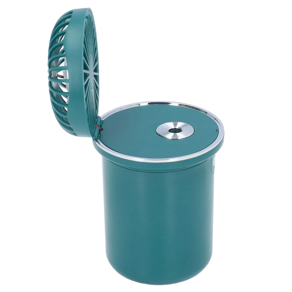 5V 5W Fan Humidifier 2 in 1 Desktop Humidifiers USB Charging 35ML Fog Output 280ml Multifunctional Fan for Desktop Office