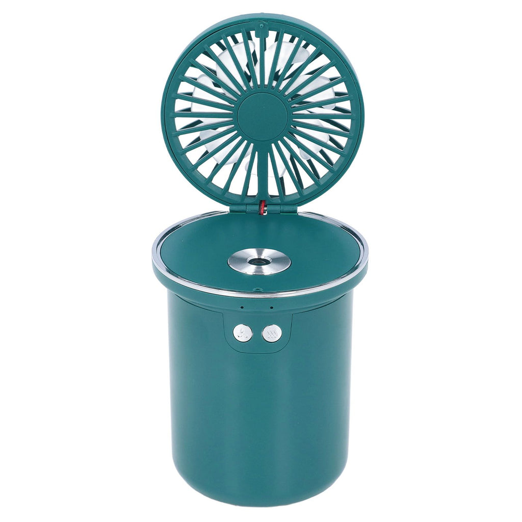 5V 5W Fan Humidifier 2 in 1 Desktop Humidifiers USB Charging 35ML Fog Output 280ml Multifunctional Fan for Desktop Office