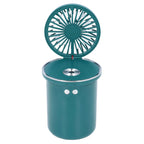 5V 5W Fan Humidifier 2 in 1 Desktop Humidifiers USB Charging 35ML Fog Output 280ml Multifunctional Fan for Desktop Office