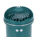 5V 5W Fan Humidifier 2 in 1 Desktop Humidifiers USB Charging 35ML Fog Output 280ml Multifunctional Fan for Desktop Office