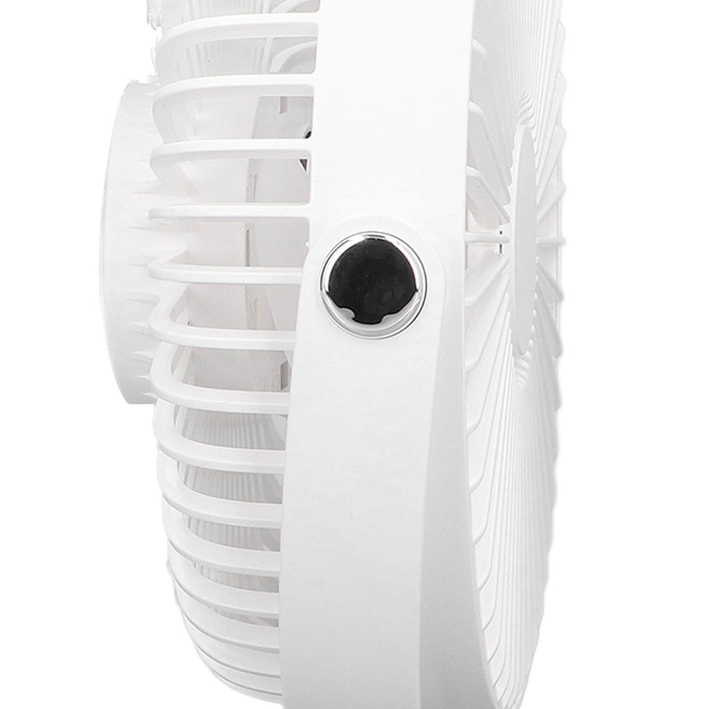 Electric Fan 3 Speeds 360 Degree Adjustable USB Rechargeable Portable Camping Fan with Night Light for Dormitory Camping