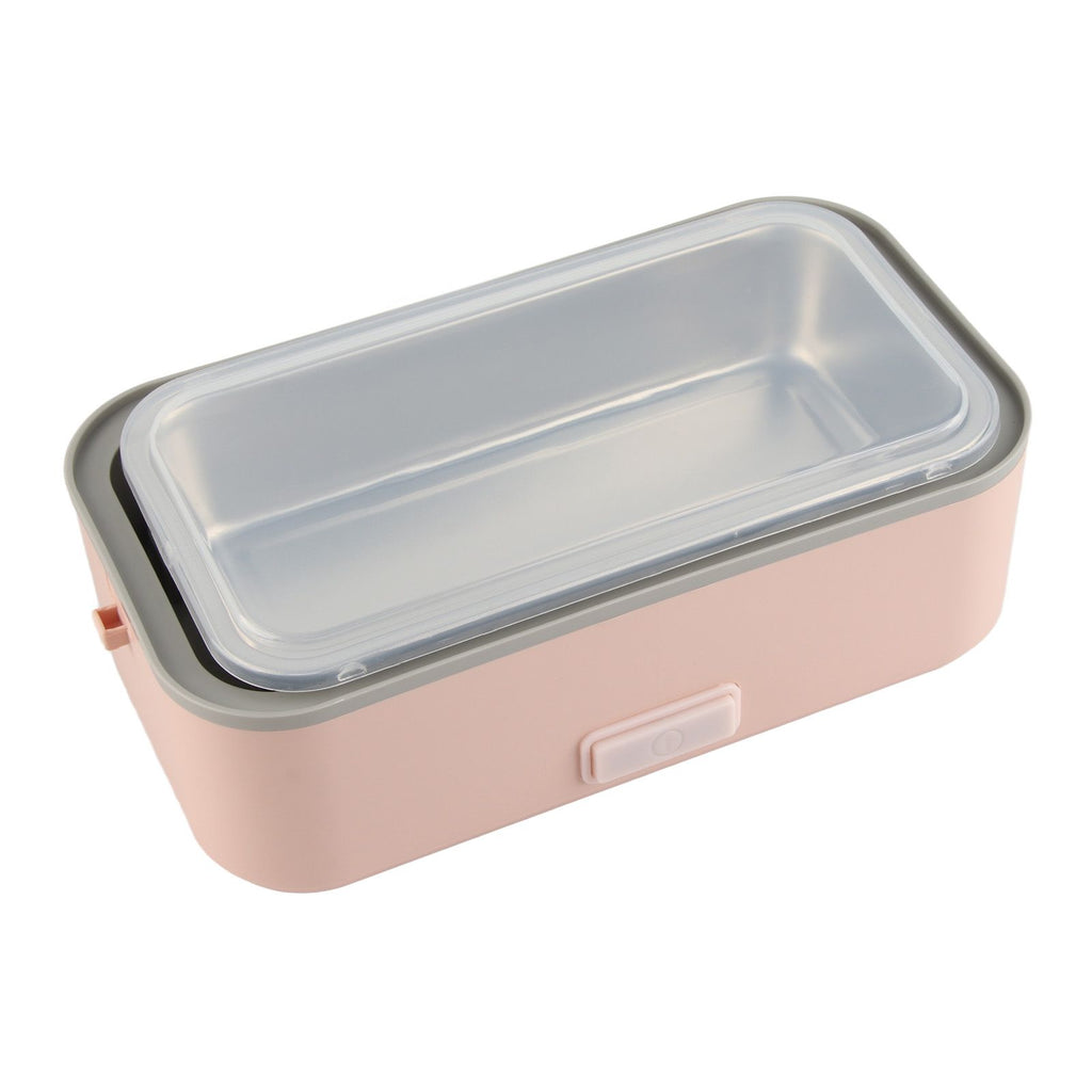 Electric Lunch Box Plug in Double Layer Stainless Steel Steaming Insulation Portable Food Warmer 300W 220V CN Plug
