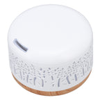 Desktop Humidifier 300ml Wood Grain Design Low Noise Aromatherapy Humidifier with LED Color Light 100‑240V AU Plug