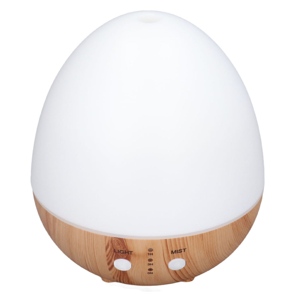 250ml Essential Oil Diffuser Automatic Shut Off 35db Low Noise USB Powered Wooden Humidifier with Night Light for Bedroom