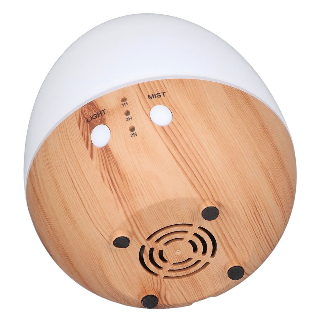 250ml Essential Oil Diffuser Automatic Shut Off 35db Low Noise USB Powered Wooden Humidifier with Night Light for Bedroom
