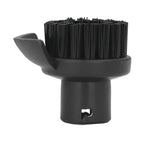 Steam Cleaner Round Brush Black Hard Bristles Cleaning Brush Replacement with Scraper for Karcher SC1 SC2 SC3