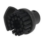 Steam Cleaner Round Brush Black Hard Bristles Cleaning Brush Replacement with Scraper for Karcher SC1 SC2 SC3