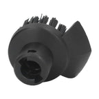 Steam Cleaner Round Brush Black Hard Bristles Cleaning Brush Replacement with Scraper for Karcher SC1 SC2 SC3