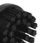 Steam Cleaner Round Brush Black Hard Bristles Cleaning Brush Replacement with Scraper for Karcher SC1 SC2 SC3